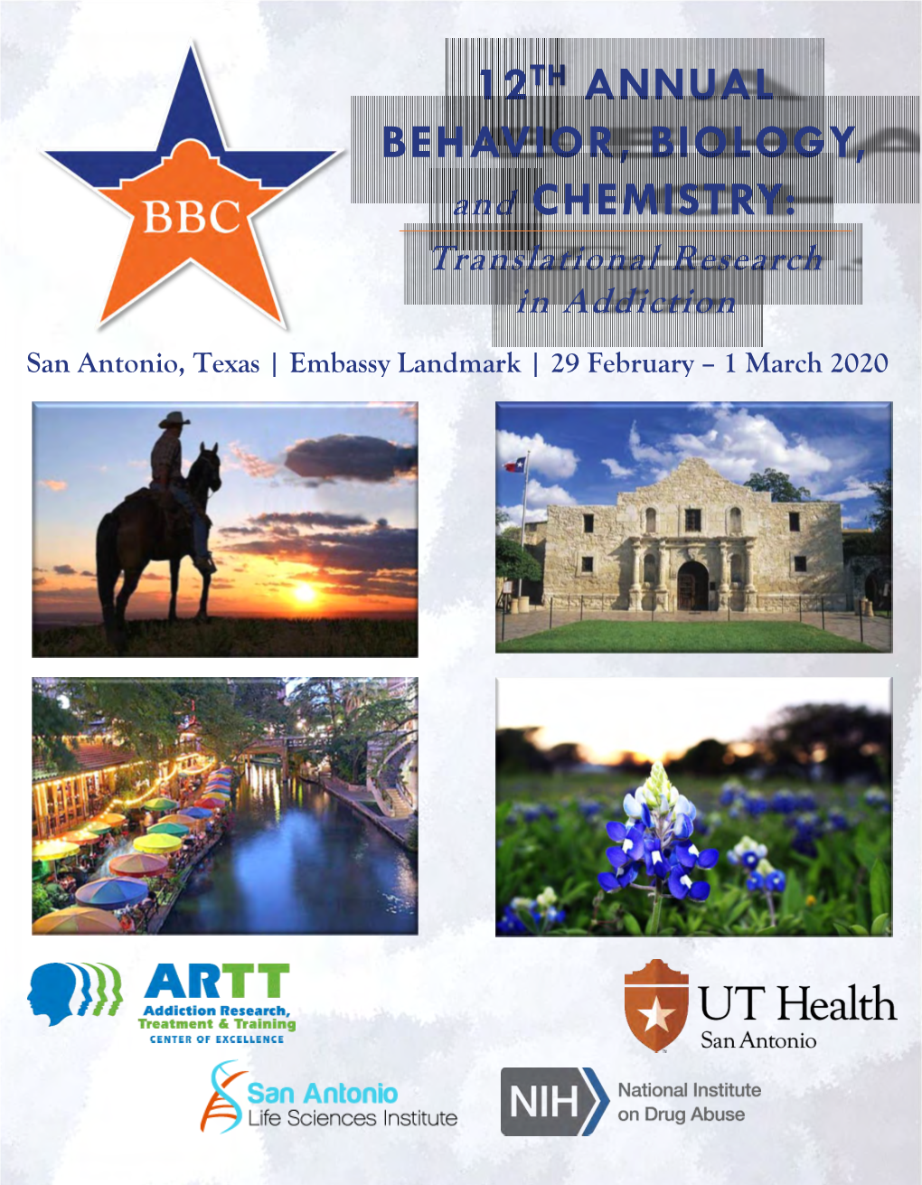 12TH ANNUAL BEHAVIOR, BIOLOGY, and CHEMISTRY