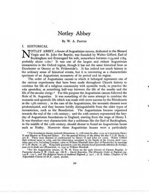 Notley Abbey