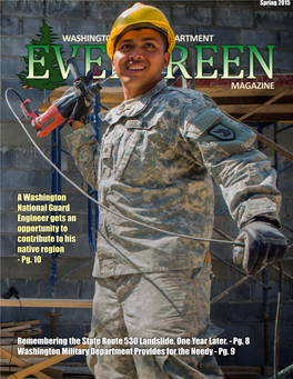 Pg. 8 Washington Military Department Provides for the Needy - Pg