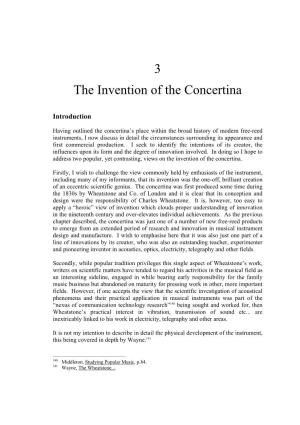 3 the Invention of the Concertina