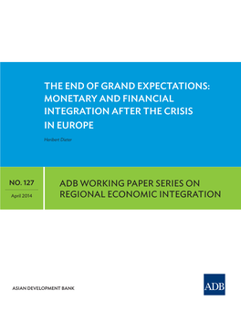 Monetary and Financial Integration After the Crisis in Europe
