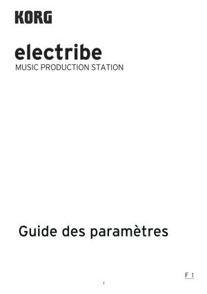 Electribe Guide Des Paramètres