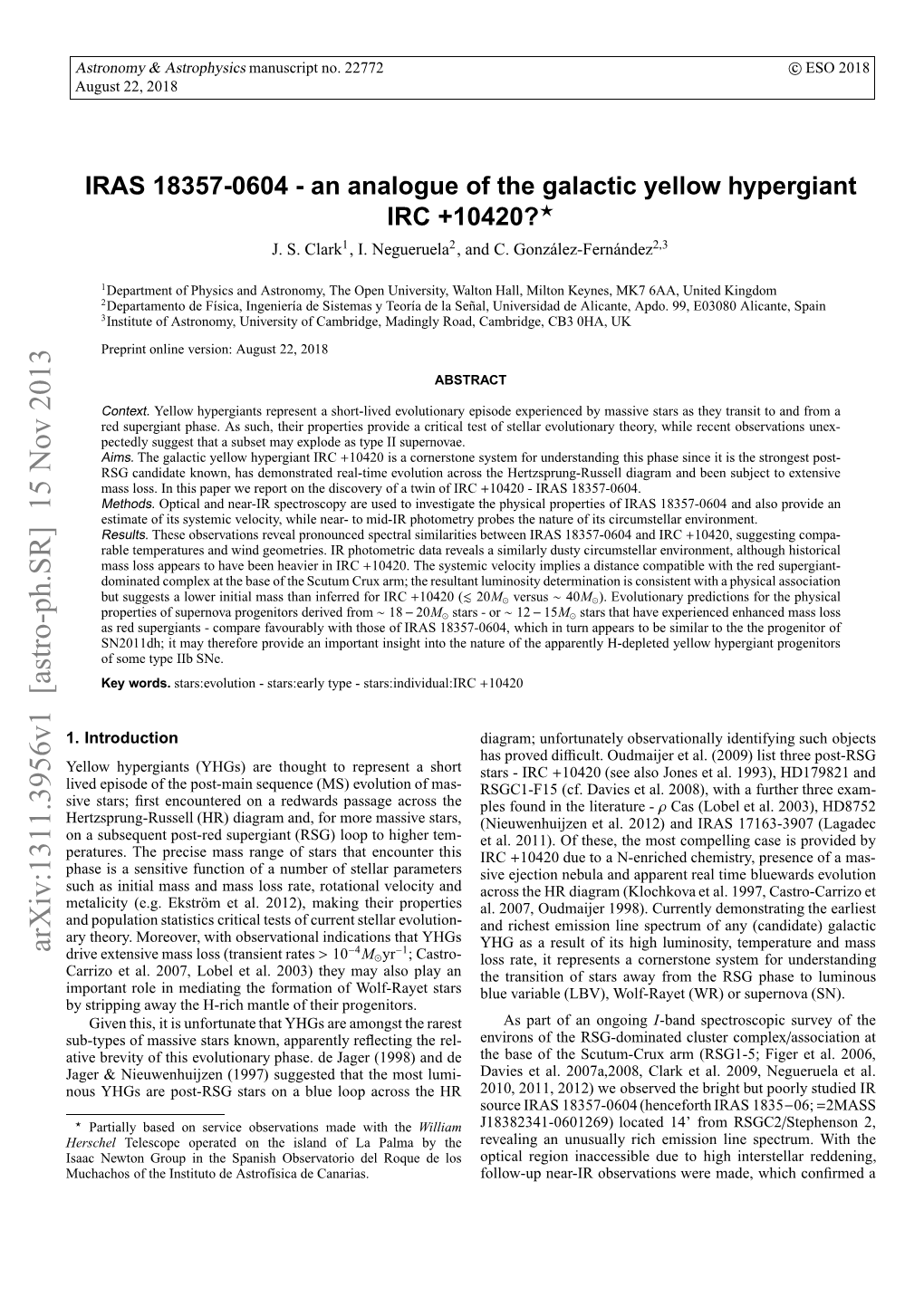 IRAS 18357-0604-An Analogue of the Galactic Yellow Hypergiant IRC+