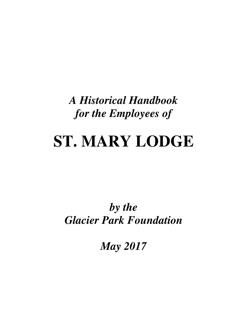 St. Mary Lodge