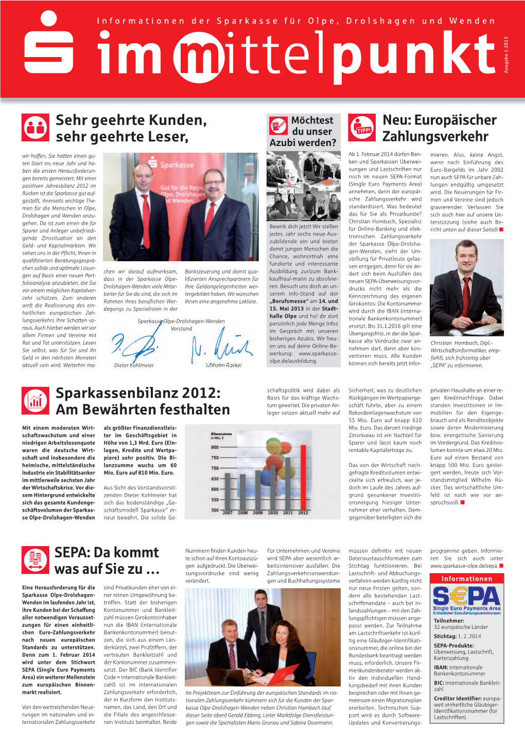 Im Mittelpunkt Ausgabe 1.2013