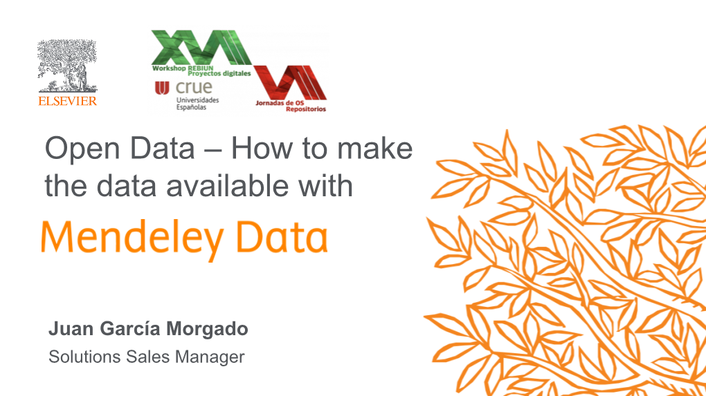 How to Make the Data Available With