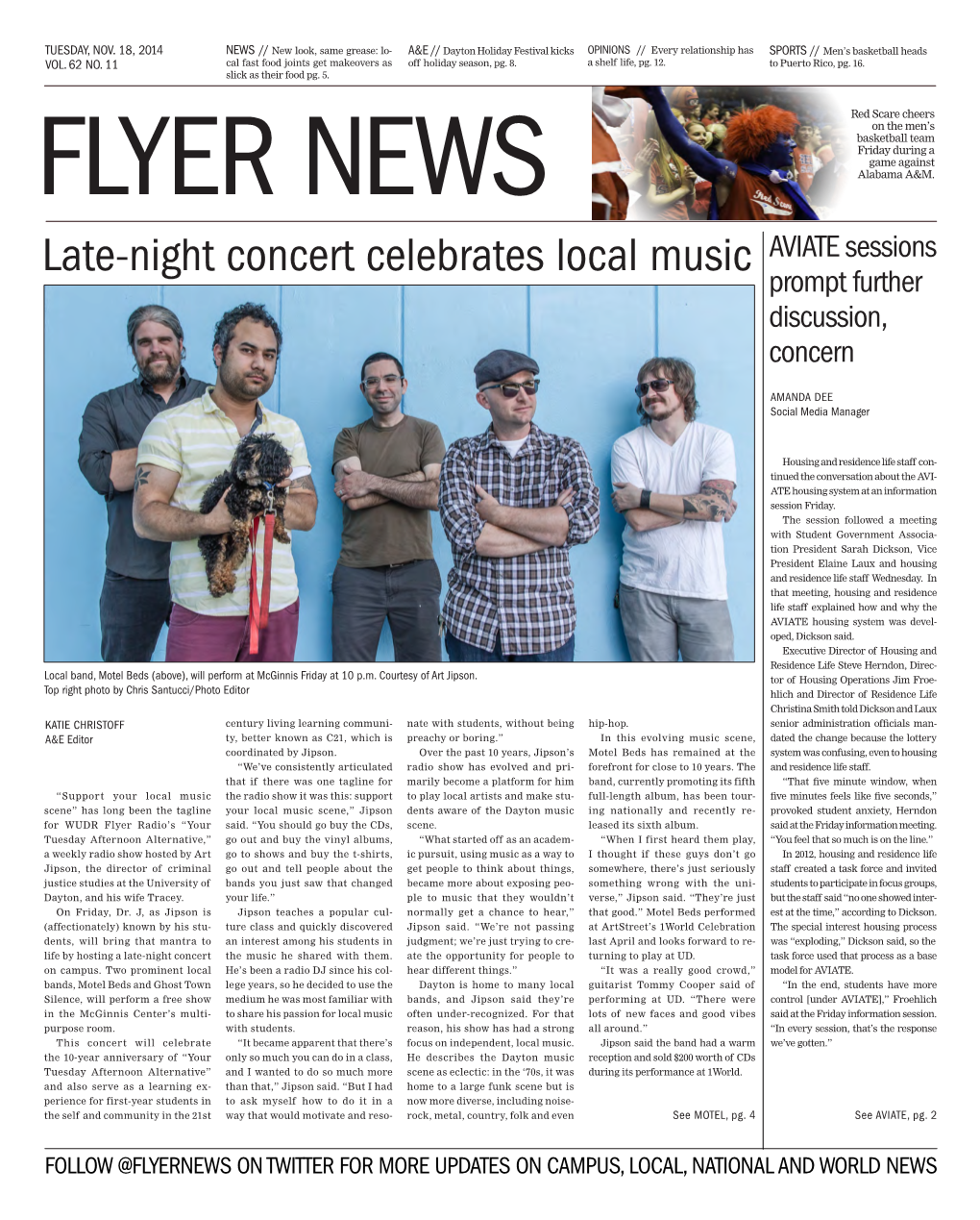 Flyer News, Vol. 62, No. 11