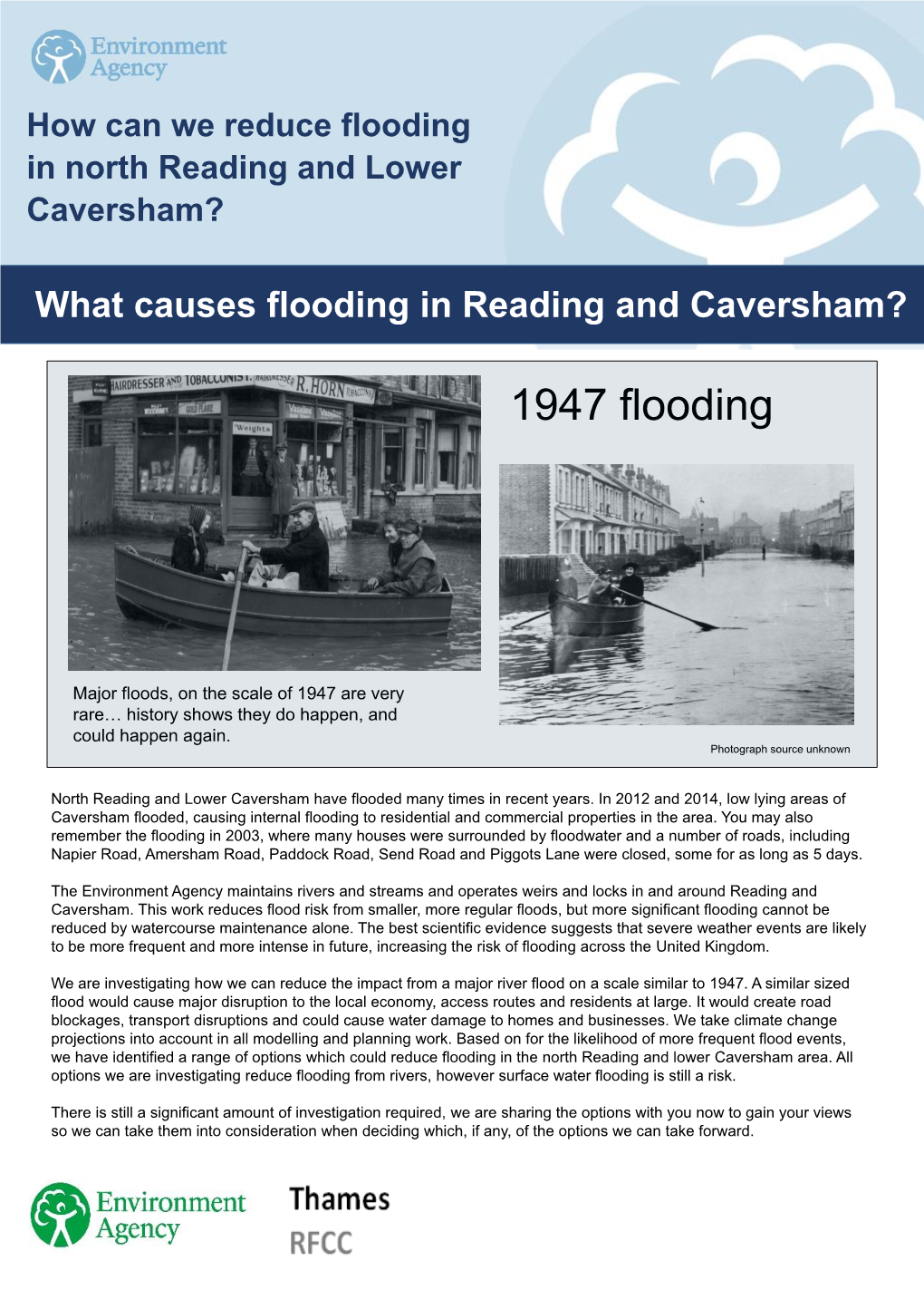 What Causes Flooding in Reading and Caversham?