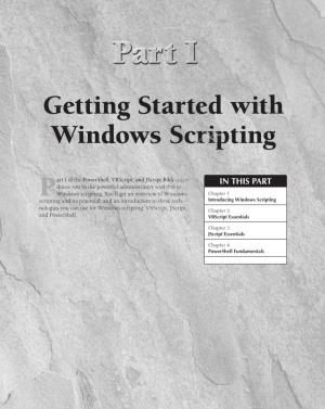 Getting Started with Windows Scripting