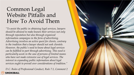 Common Legal Website Pitfalls and How to Avoid Them