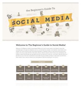 Beginner's Guide to Social Media!