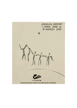 ANNUAL REPORT 1 APRIL 2018 to 31 MARCH 2019