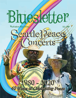 July 2020 BLUESLETTER Washington Blues Society in This Issue