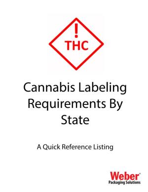 Cannabis Labeling Requirements by State