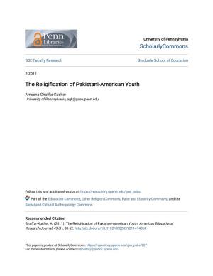 The Religification of Pakistani-American Youth
