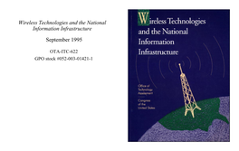 Wireless Technologies and the National Information Infrastructure
