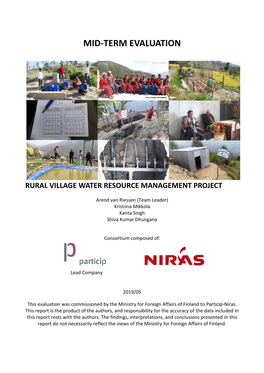 Rural Village Water Resource Management Project