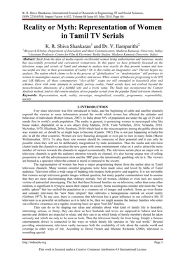 KR Shiva Shankaran, International Journal of Research in Engineering, IT and Social Sciences, ISSN 2250-0588