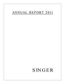 Singer Balance Sheet