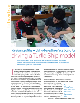 Driving a Turtle Ship Model