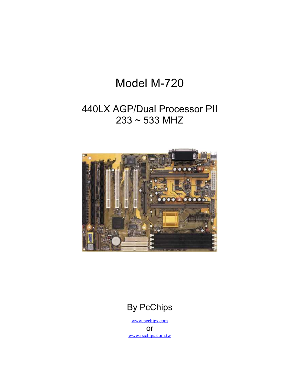 M720 User Manual