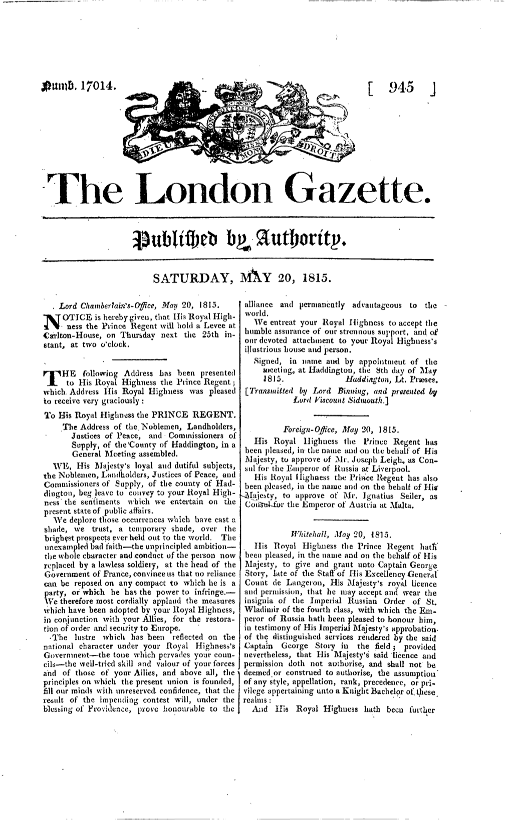 The London Gazette