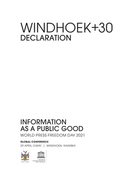 Windhoek + 30 Declaration