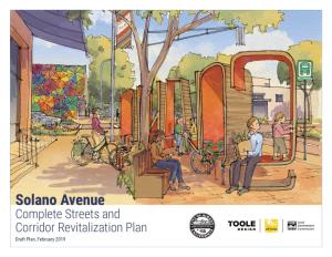 Draft Solano Avenue Complete Streets and Corridor Revitalization Plan