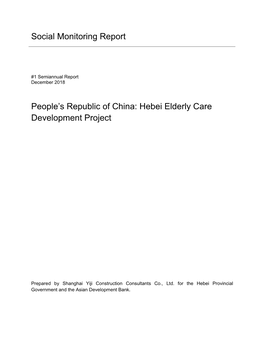 49028-002: Hebei Elderly Care Development Project