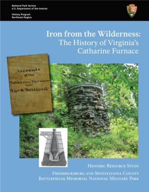 Iron from the Wilderness: the History of Virginia's Catharine Furnace