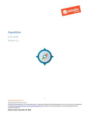 Expedition User Guide Version 1.1