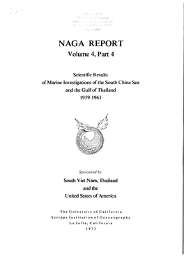 The Brachyura (Crustacea : Decapod A) Collected by the Naga Expedition, Including a Review of the Homolidae