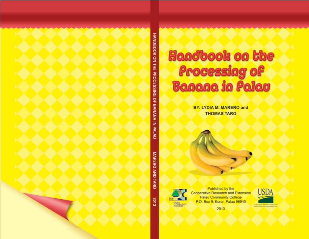 Handbook on the Processing of Bananas in Palau