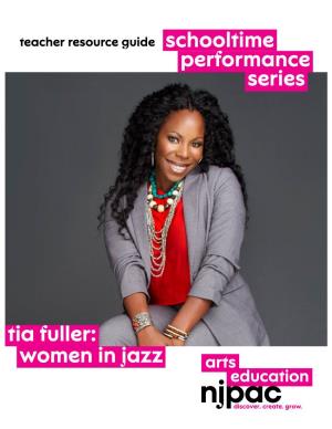 Tia Fuller: Women in Jazz Schooltime Performance Series