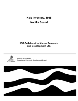 Kelp Inventory, 1995 Nootka Sound
