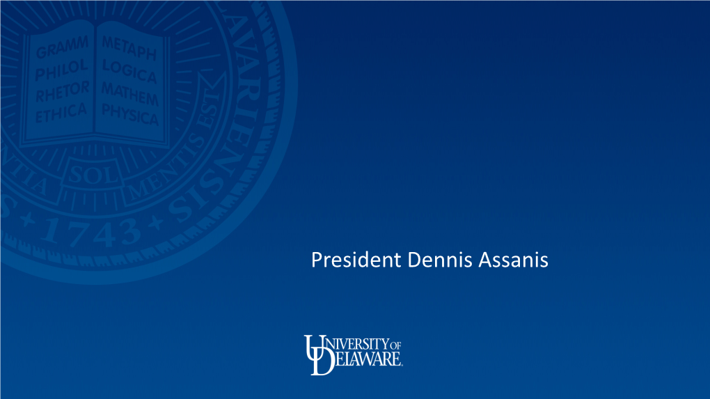 President Dennis Assanis