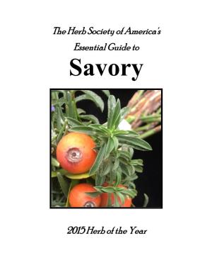 Savory Guide