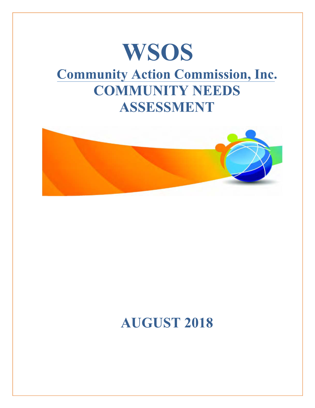 Community Needs Assessment August 2018