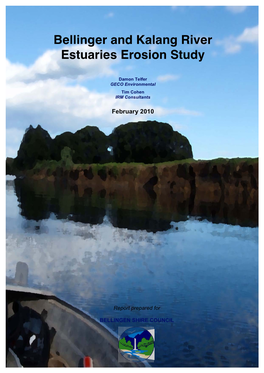 Bellinger and Kalang River Estuaries Erosion Study