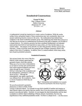 Icosahedral Constructions