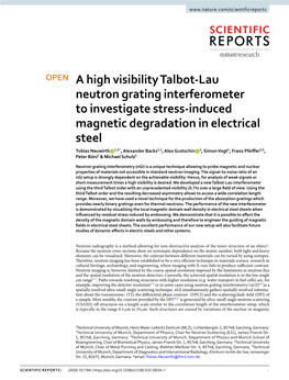 A High Visibility Talbot-Lau Neutron Grating Interferometer To