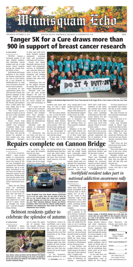 Repairs Complete on Cannon Bridge Friend Since First Grade,” Lynn Gould Said