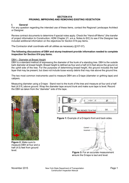 Pruning, Improving and Removing Existing Vegetation