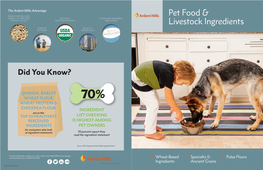 Pet Food & Livestock Ingredients