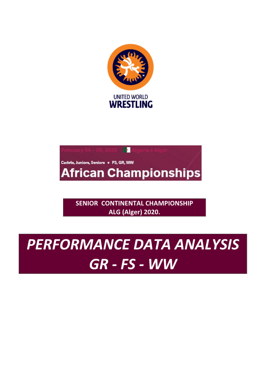 Performance Data Analysis Gr - Fs - Ww