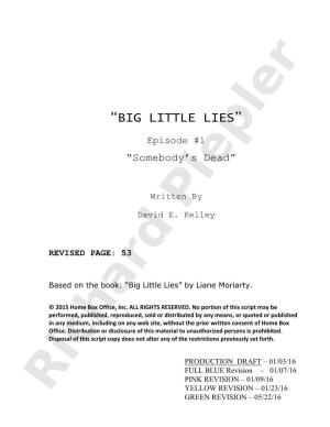 “Big Little Lies”