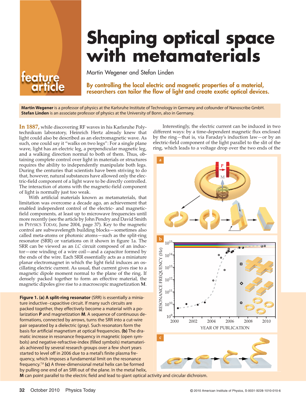 Shaping Optical Space with Metamaterials