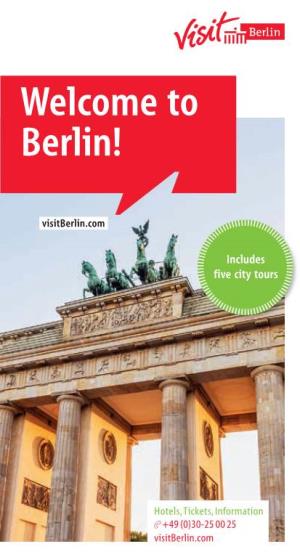 Discover Berlin’S Highlights with the Berlin Welcomecard