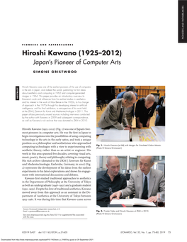 Hiroshi Kawano (1925–2012) (Fig