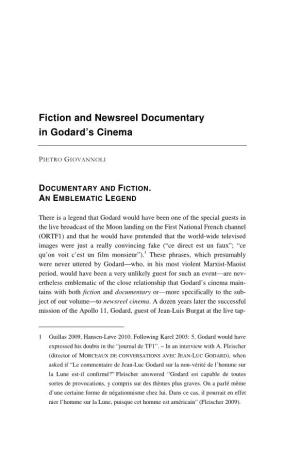 Fiction and Newsreel Documentary in Godard's Cinema